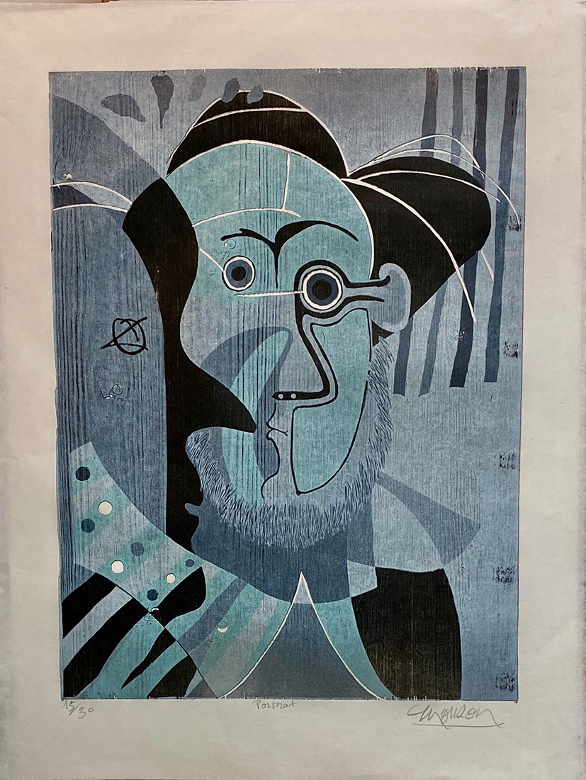 Bois grave de Jim Monson : Portrait