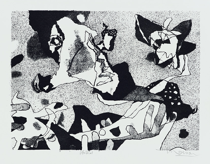 Lithographie de Jim Monson : Ubu Roi